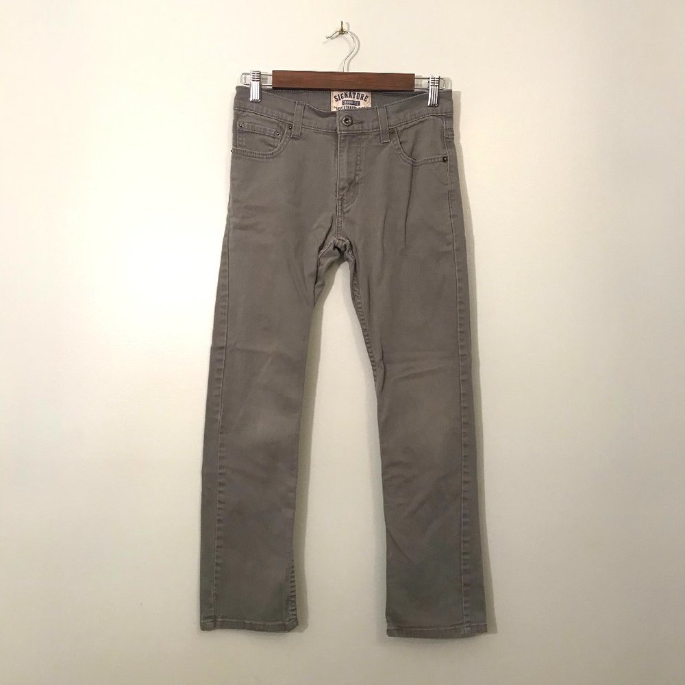Gray Skinny Fit Levi's Boys Jeans Size 14 Regular